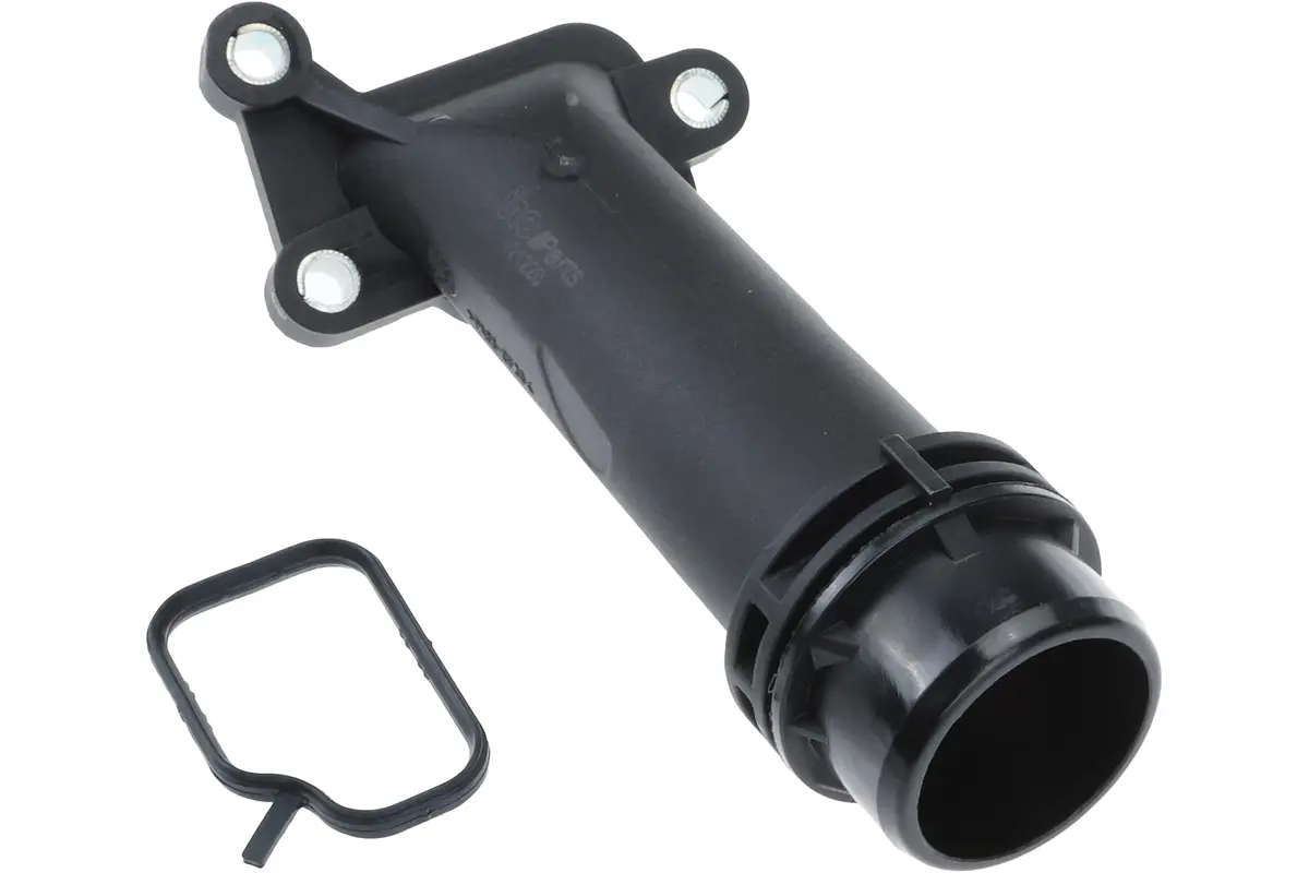 URO Parts 11127810707 Coolant Flange | OE Dimensions, Stainless Steel, Black - view 2