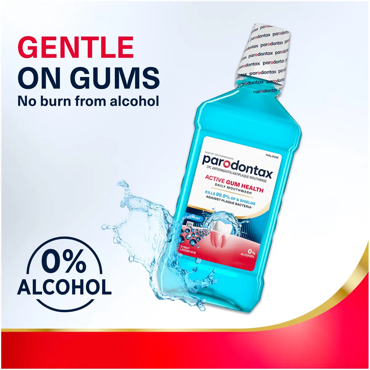 Parodontax Active Gum Health Mouthwash, 3x16.9 Fl Oz | Antibacterial, Antigingivitis, Mint - view 7