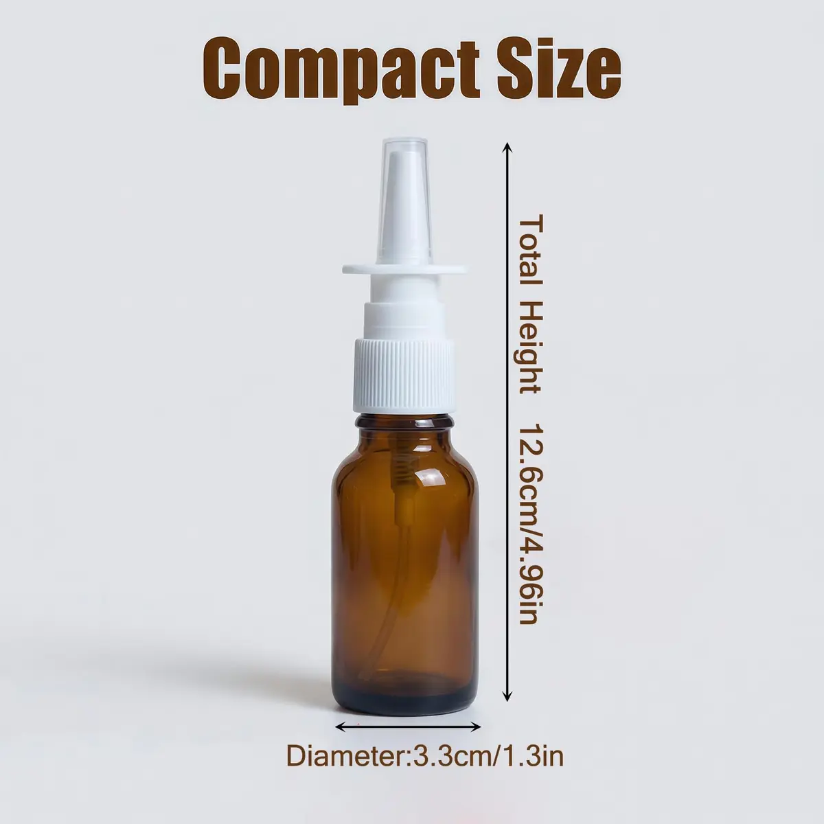 UPSTORE 30ml (1oz) Amber Glass Spray Bottles with Fine Mist Sprayers, 6-Pack | Leak-Proof & Reusable Containers - view 2