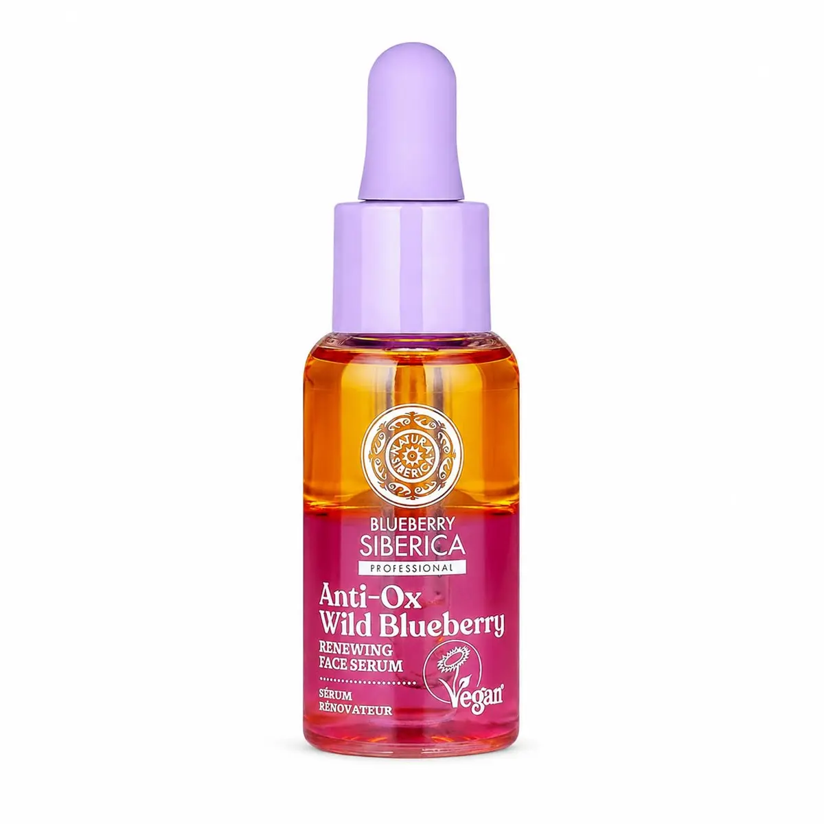 Natura Siberica Natural Anti-OX Wild Blueberry Renewing Face Serum 30ml (1 fl oz) | Antioxidant Power for Radiant Skin - main product image