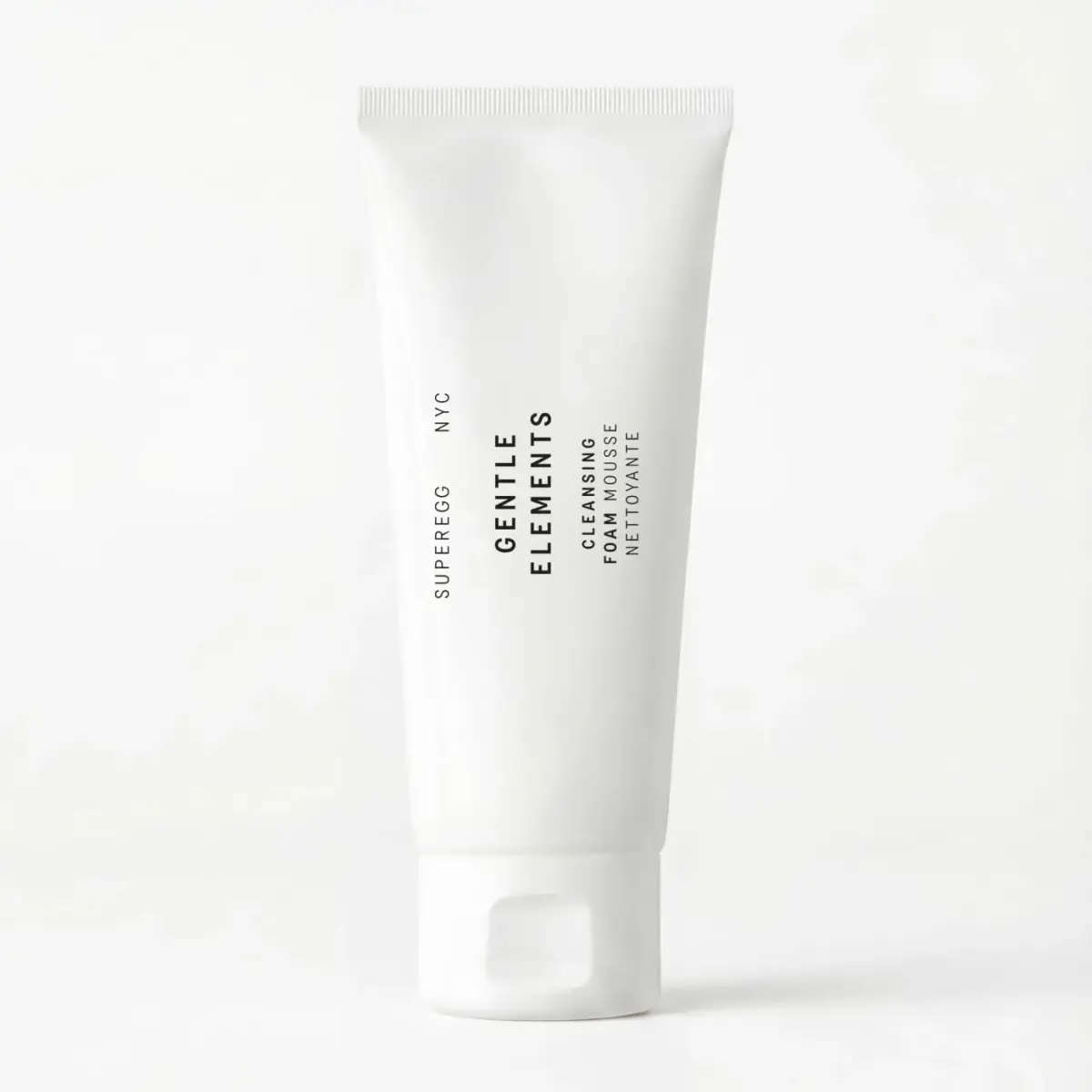 SUPEREGG Gentle Elements Cleansing Foam 100ml (3.4 Fl Oz) | Foaming Cream Cleanser with Vitamin C & AHA - main product image