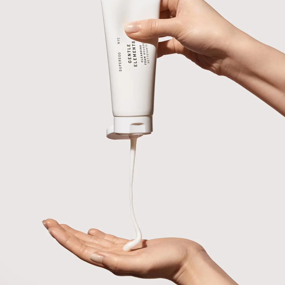 SUPEREGG Gentle Elements Cleansing Foam 100ml (3.4 Fl Oz) | Foaming Cream Cleanser with Vitamin C & AHA - view 4