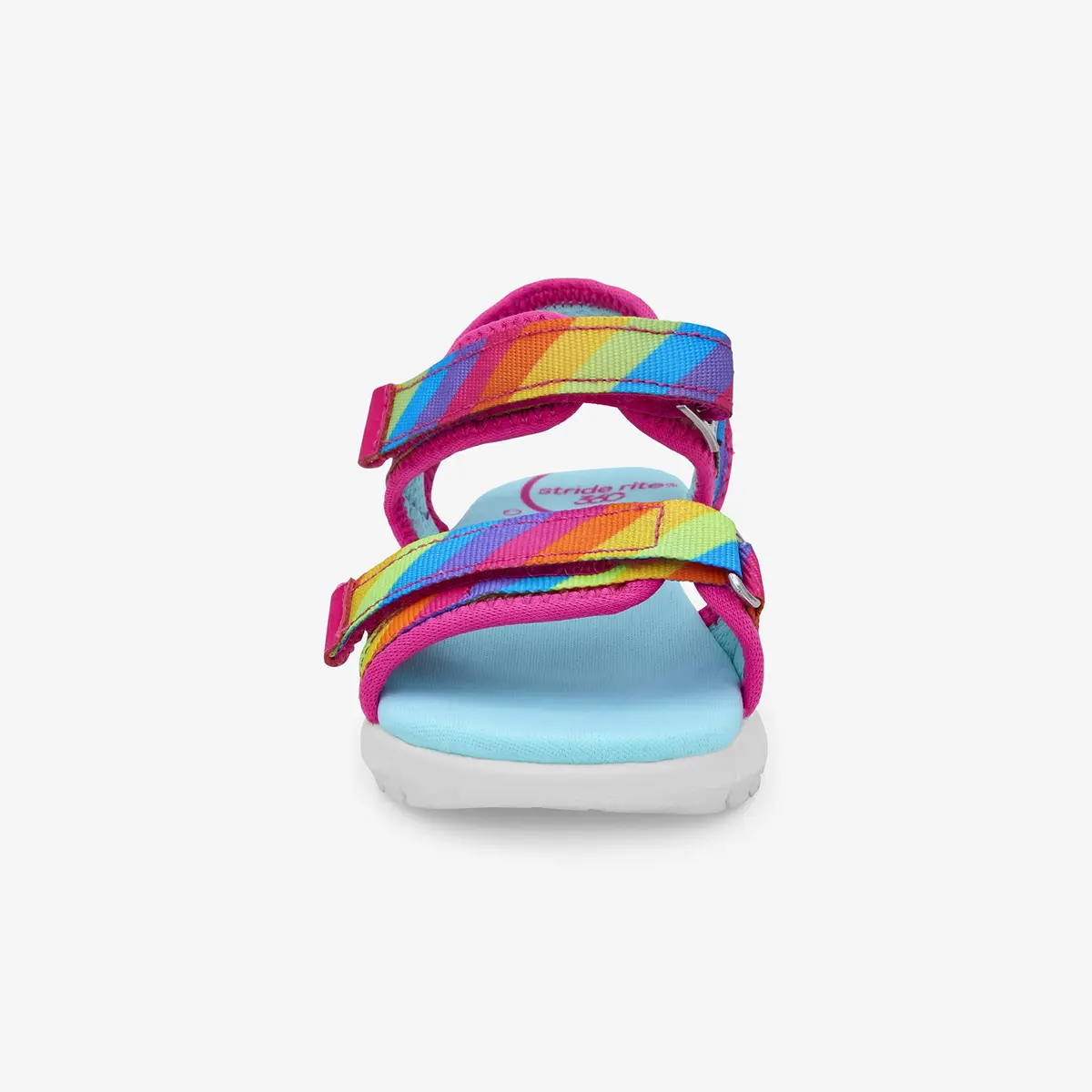 Stride Rite 360 Girls Sevita Light Up Sandal, Rainbow, 9 Toddler | Breathable, Washable Summer Shoe - view 7