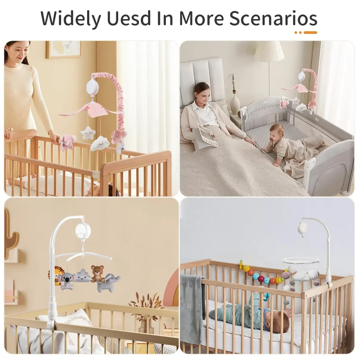 FEISIKE Crib Mobile Motor with 3 Modes & 35 Lullabies | Battery Operated, Auto-Off Timer - view 7