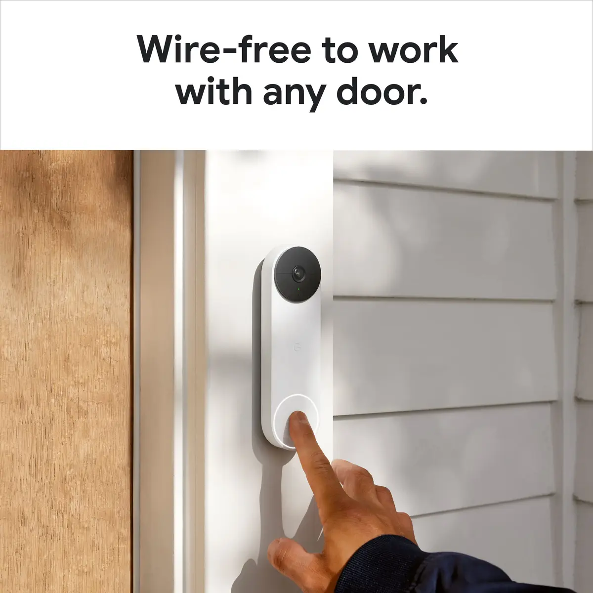 Google Nest Doorbell (Battery) - Ivy | Smart Video Doorbell with Night Vision & HDR - view 5