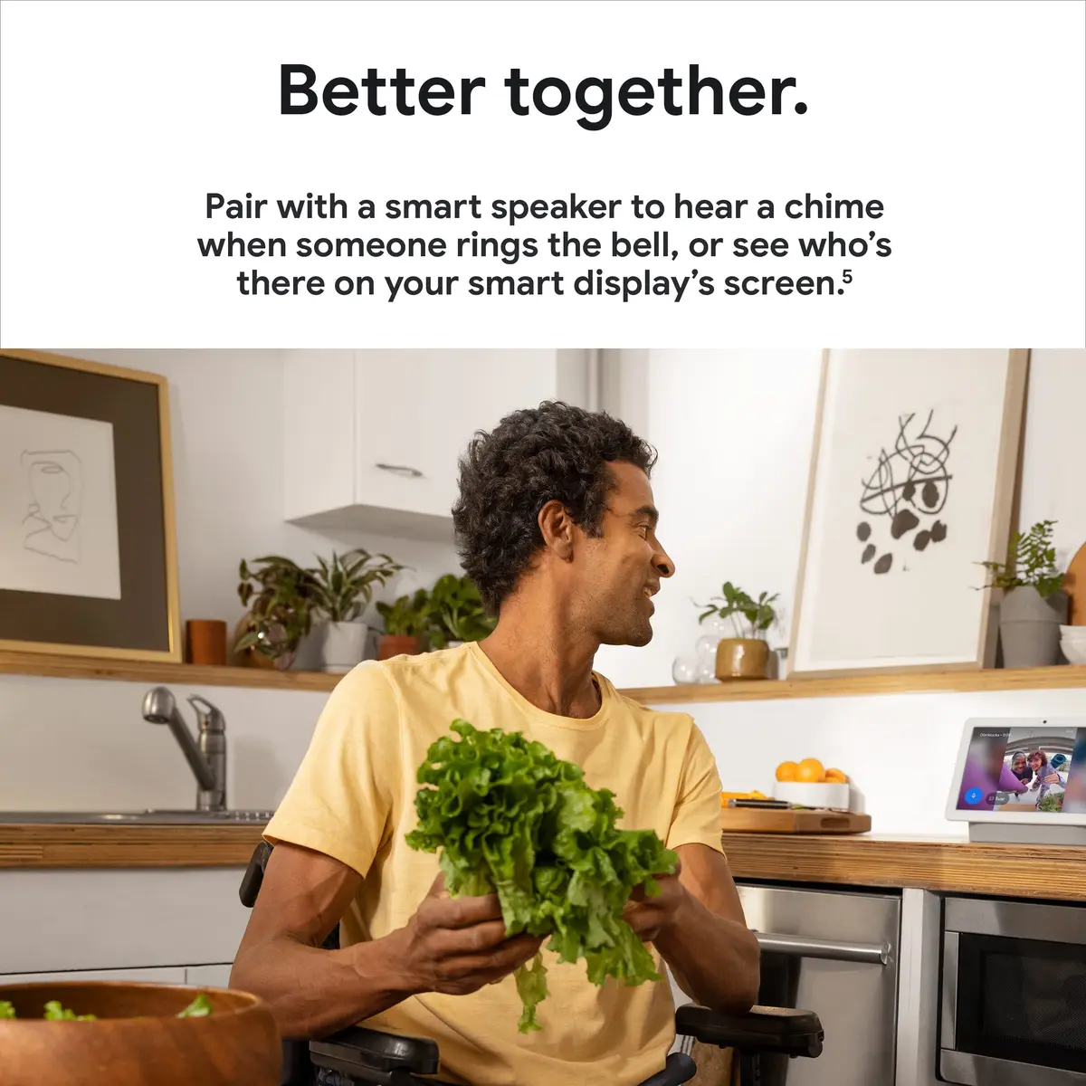 Google Nest Doorbell (Battery) - Ivy | Smart Video Doorbell with Night Vision & HDR - view 8
