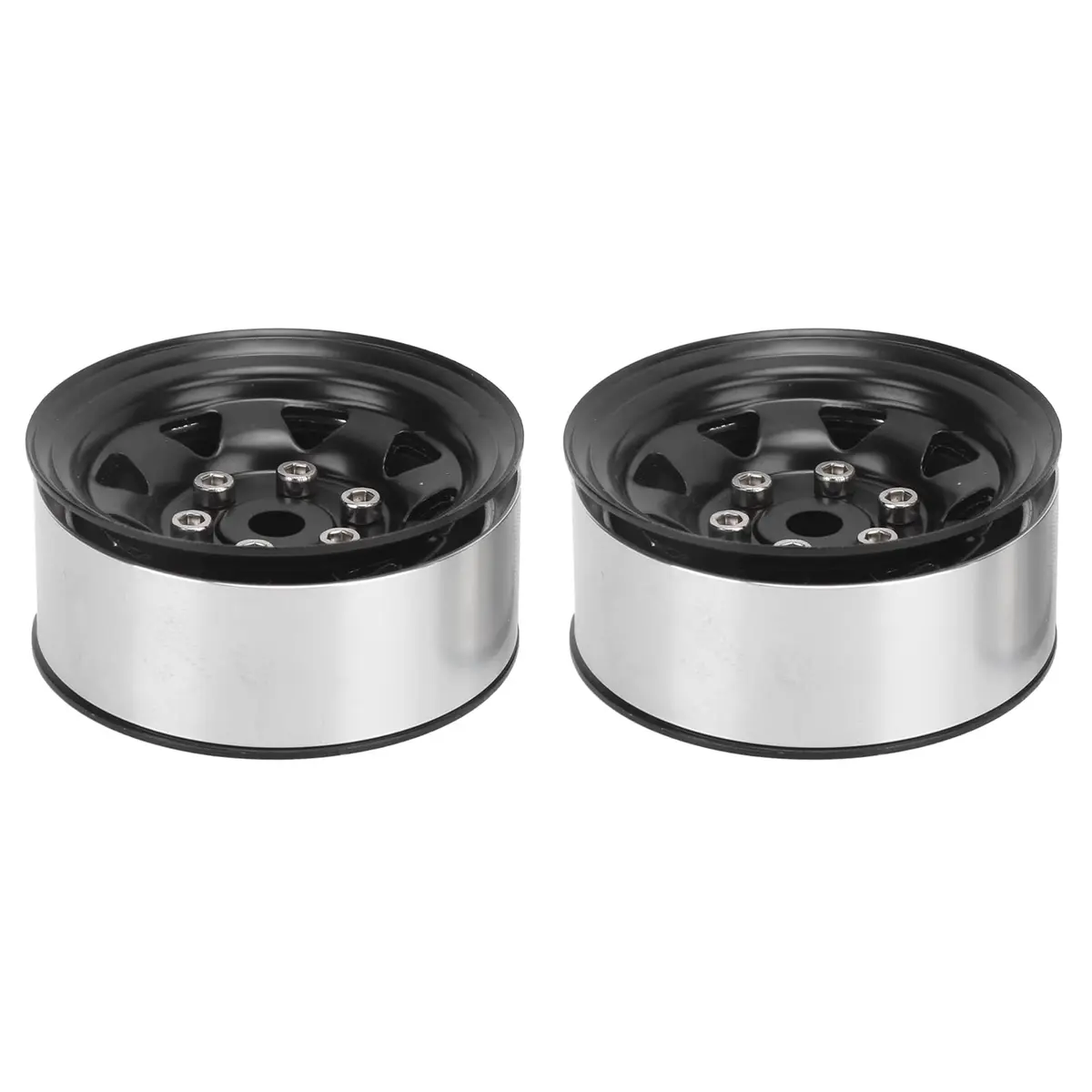 VGEBY Beadlock RC Crawler Rims 1.55 Inch Black | High Performance & Durable (70-120 chars) - view 9