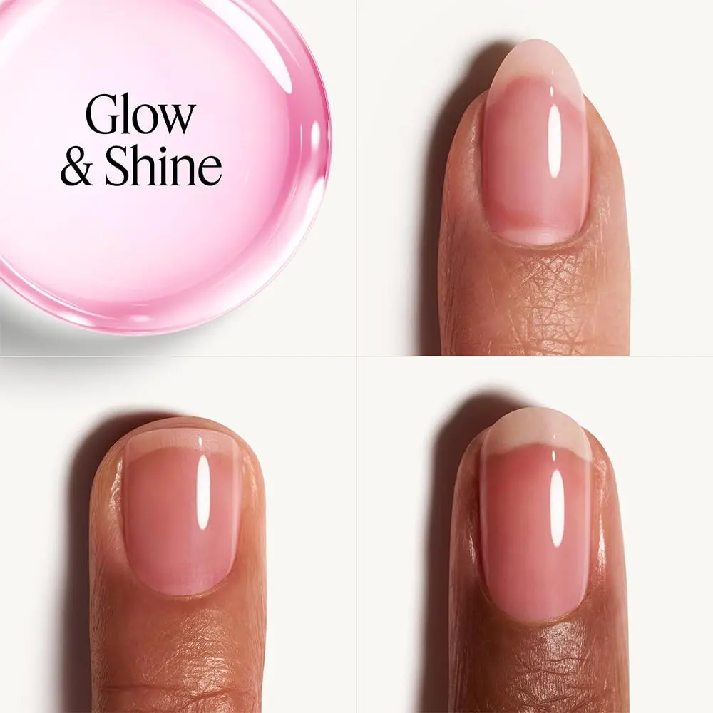 essie Hard To Resist Nail Strengthener Glow & Shine Pink Tint 13.5ml (0.46 fl oz) | Vegan Formula for Stronger, Less Brittle Nails - view 2
