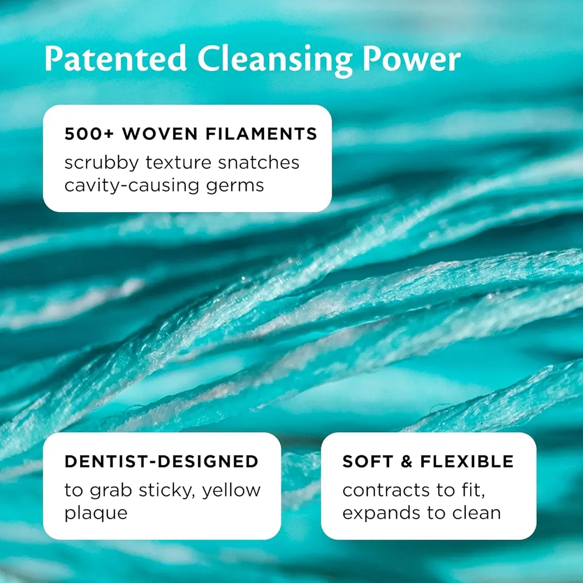 Cocofloss Expanding Woven Dental Floss by Cocolab, Orange Scent, 99 Foot (29.9m) | Dentist-Designed for Superior Plaque Removal - view 4