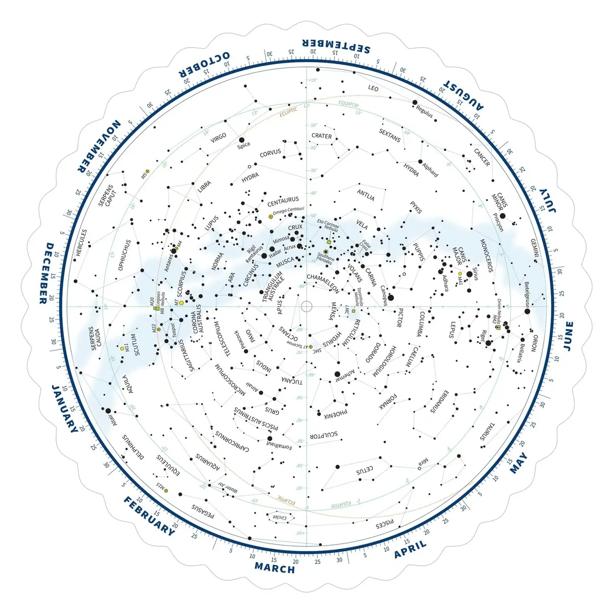 Explore Scientific Double-Sided Multi-Latitude Planisphere Star Map for Astronomy | Northern Hemisphere Sky Guide - view 4