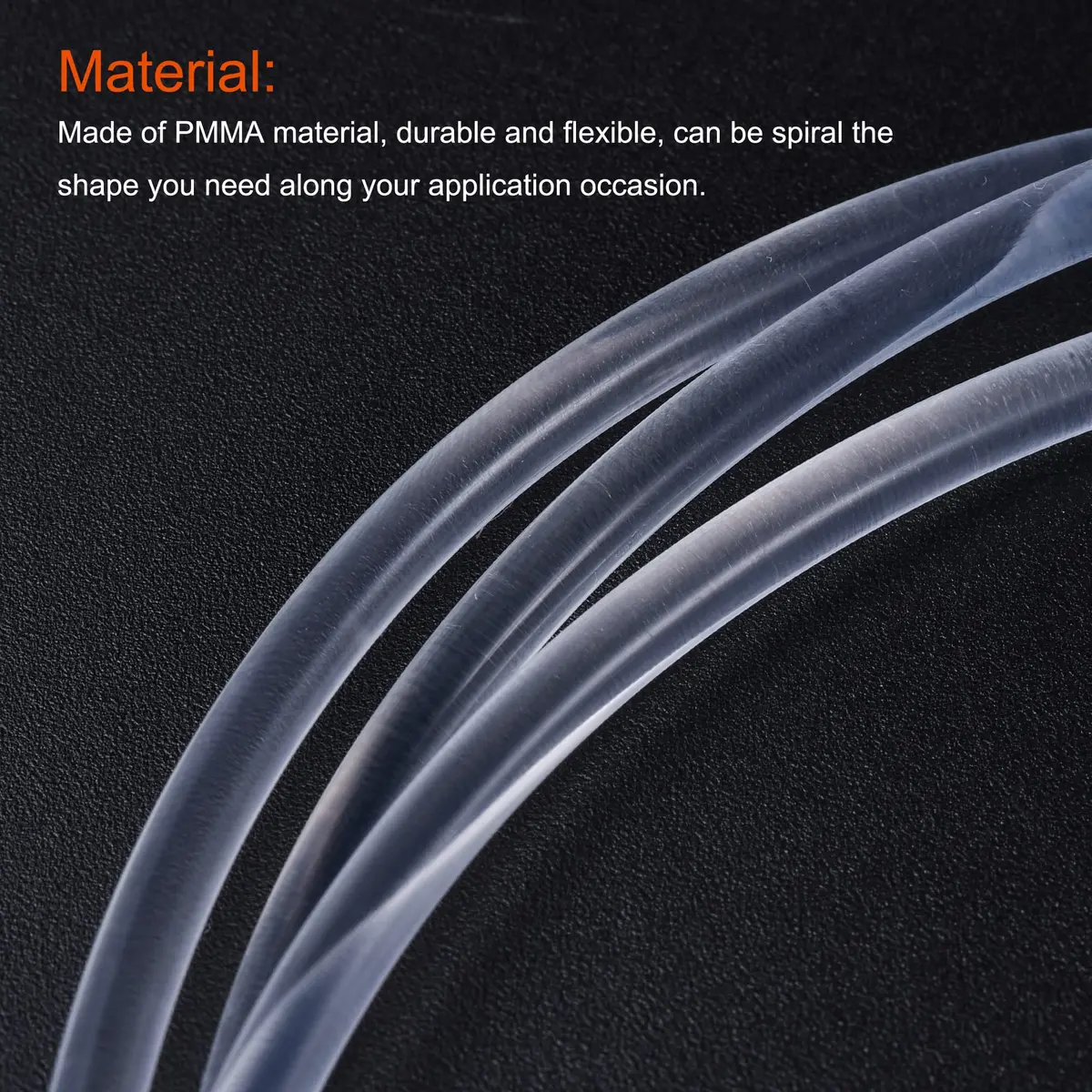 MECCANIXITY PMMA Side Glow Fiber Optic Cable 2.5mm | Bright, Flexible Light Guide for Home & Hotel - view 3