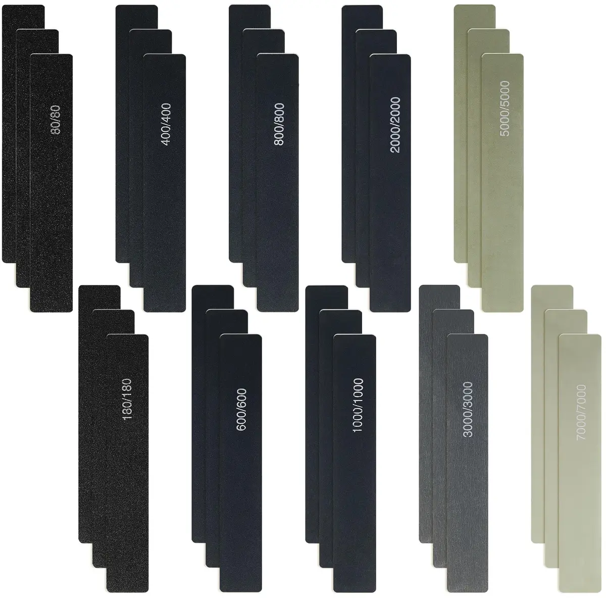 Honoson Sanding Sticks Model, Low Grits Rating, Classic Style | Double-Sided, Flexible, 30 Pieces - main product image