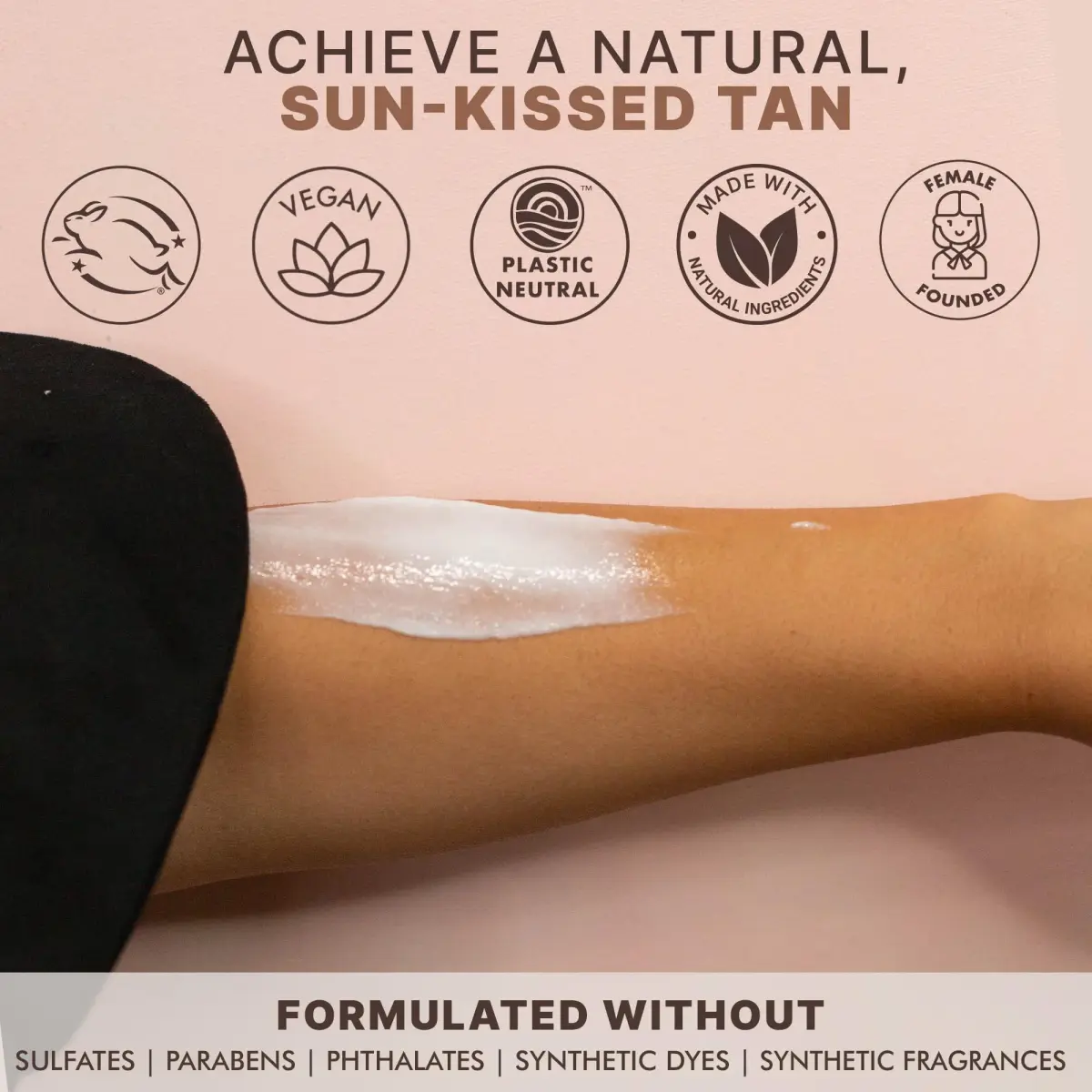 Beauty by Earth Natural Self Tanner Lotion for Face & Body, Gradual Tan, 222ml (7.5 Fl Oz) | Streak-Free, Organic Ingredients - view 7