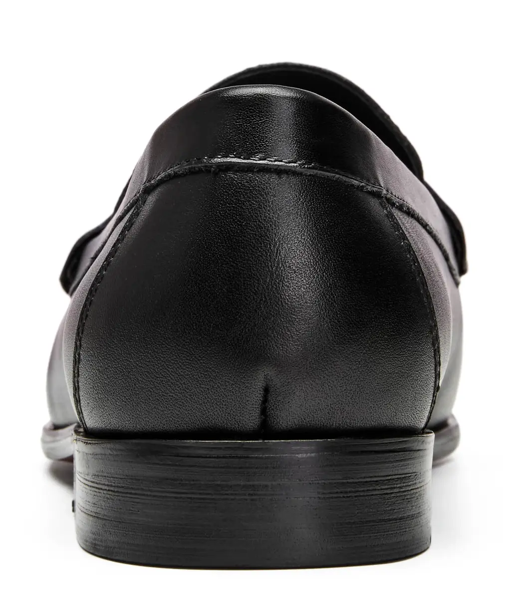 Journey West Mens Dress Shoes Slip on Penny Loafers Black US 9 | Classic Leather Formal Footwear - view 7