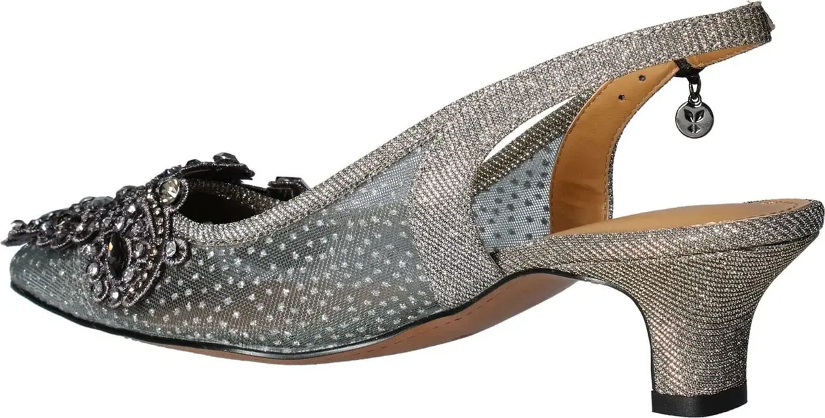 J.Reneé Strovanni Pump Shoe 13 US | Elegant Floral Mesh with Cushioned Comfort (120 chars) - view 4