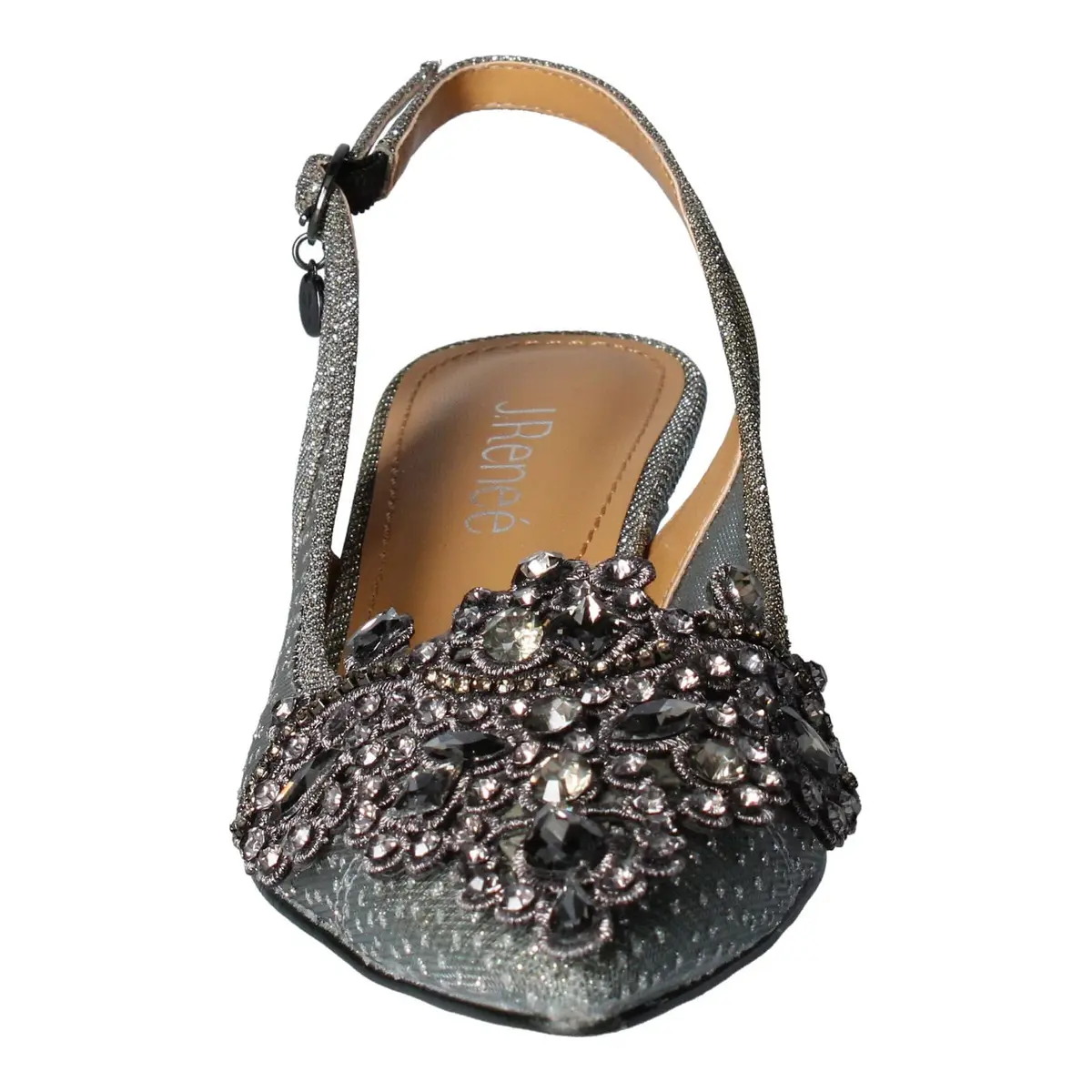 J.Reneé Strovanni Pump Shoe 13 US | Elegant Floral Mesh with Cushioned Comfort (120 chars) - view 2