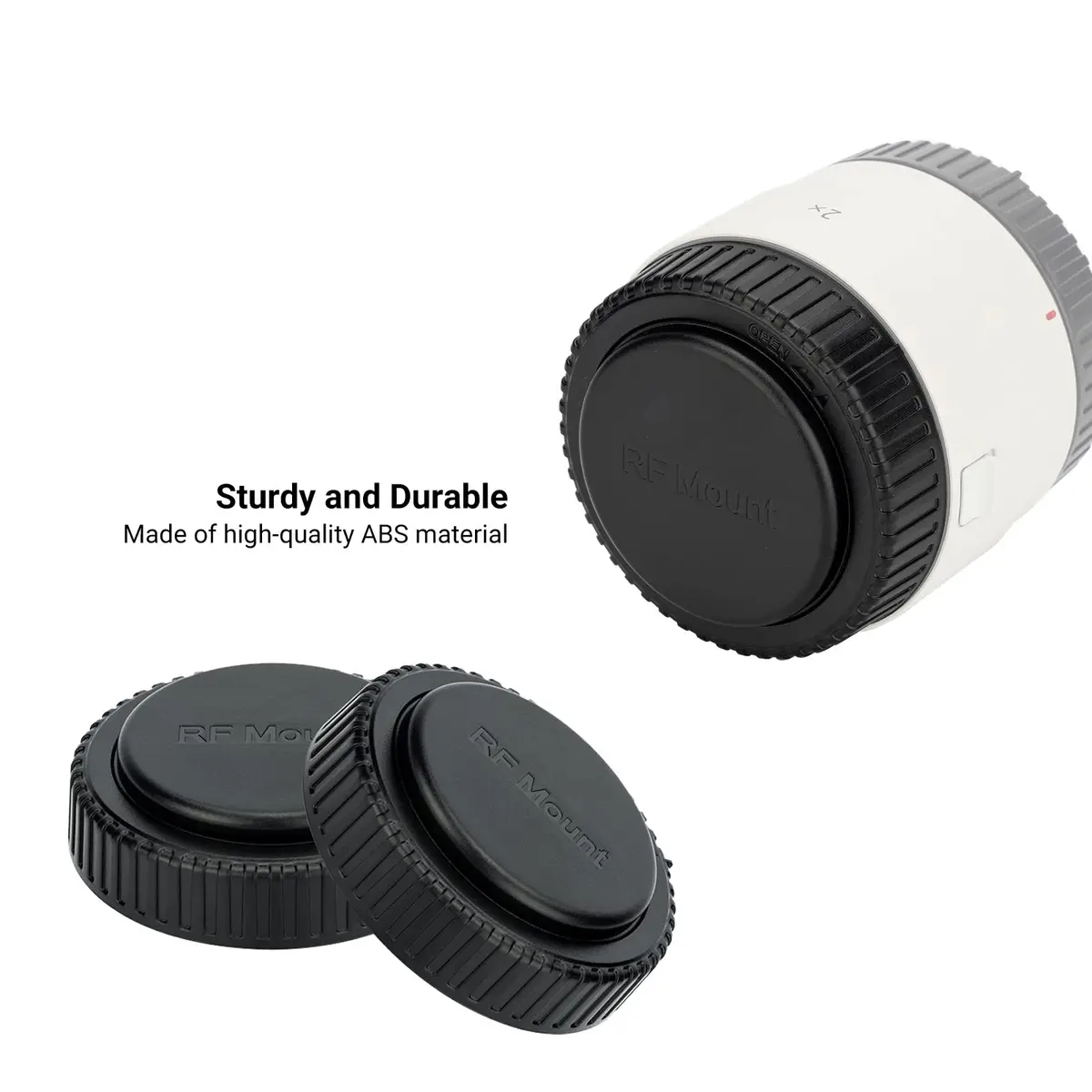 JJC RF Mount Extender Cap Cover for Canon RF1.4X & RF2x Lenses | Dust & Scratch Protection (70-120 chars) - view 5