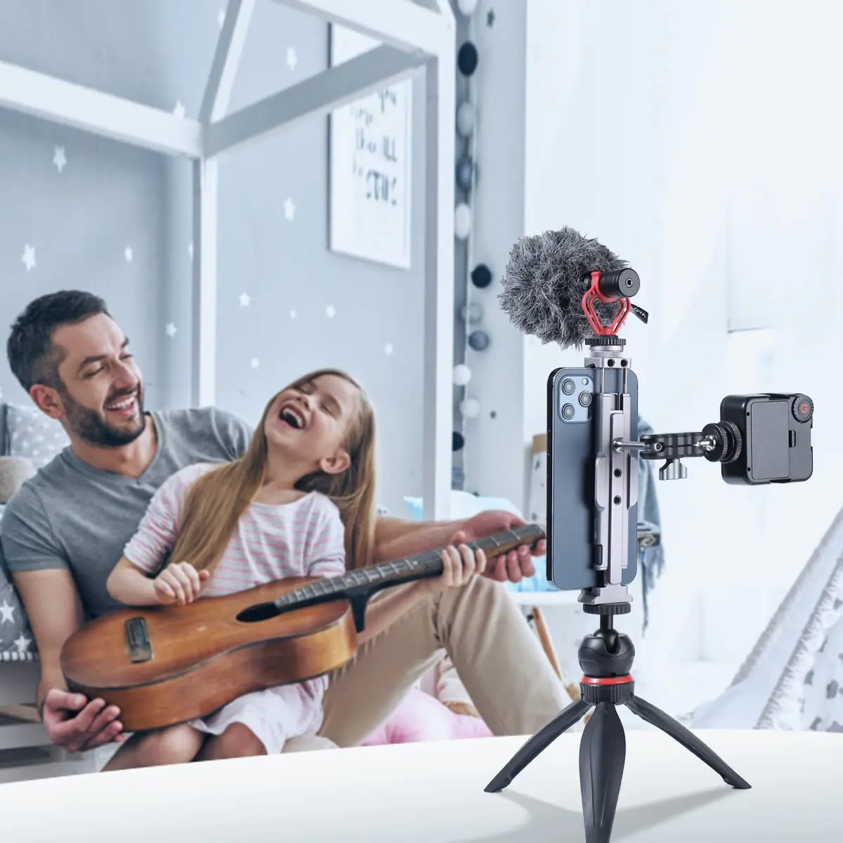 ARNARKOK Full Metal Tablet Tripod Mount 7.9-12.9 Inch | Slim Aluminum Design for Steady Filming - view 8