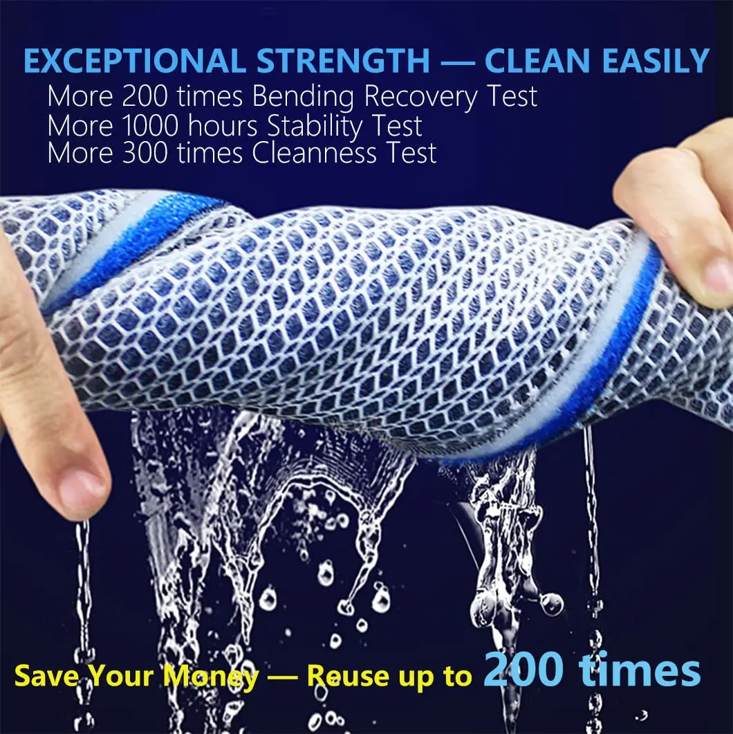 sunjojo 8-Layer Aquarium Filter Media Pad 40x30cm (15.7"x11.8") | Crystal Clear Water Filtration - view 4
