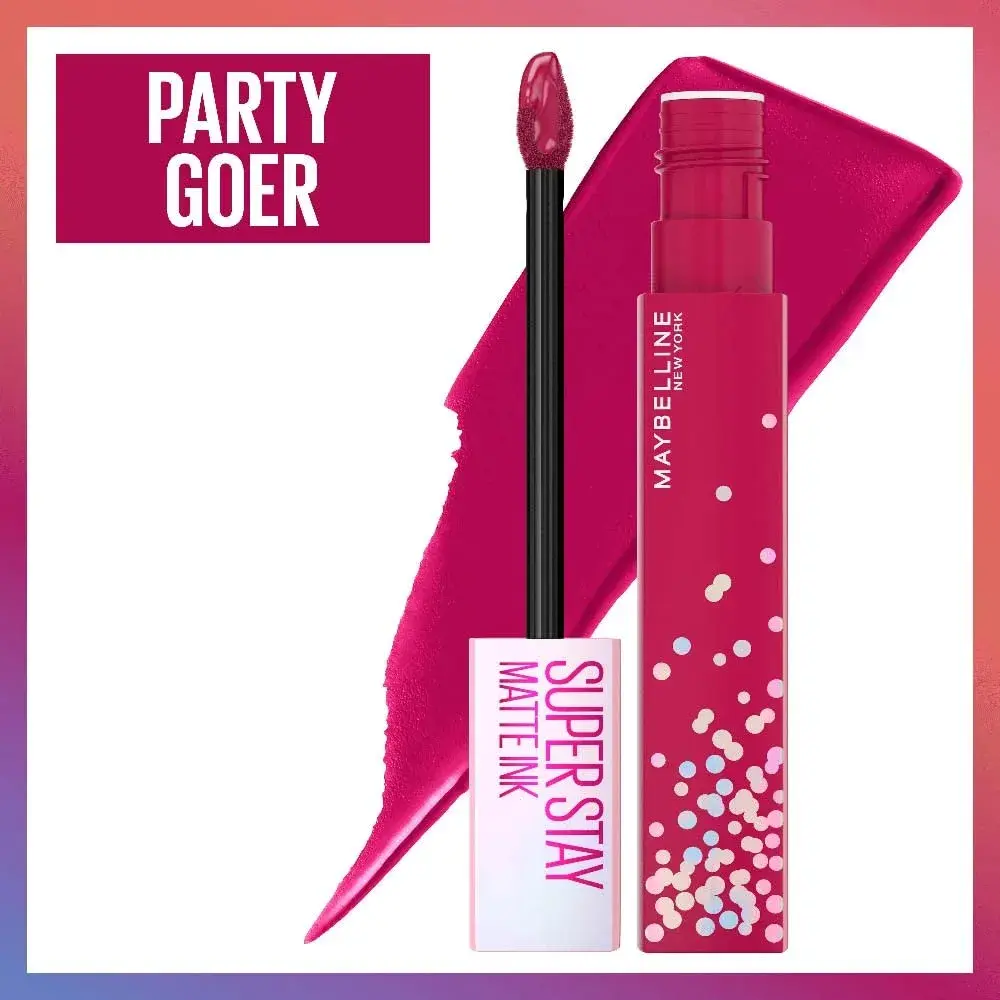 Maybelline Super Stay Matte Ink Liquid Lipstick - Party Goer Limited Edition Birthday Cake Scented - view 4