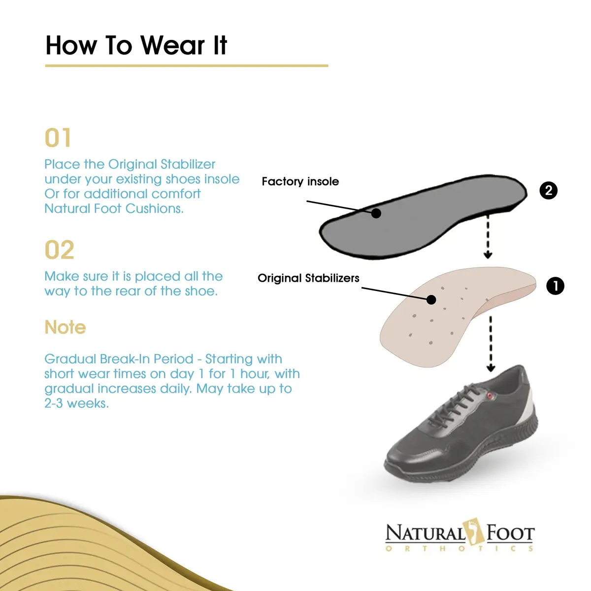 NATURAL FOOT ORTHOTICS Original Insoles High Arch Support | Podiatrist-Designed for Foot & Body Relief - view 5