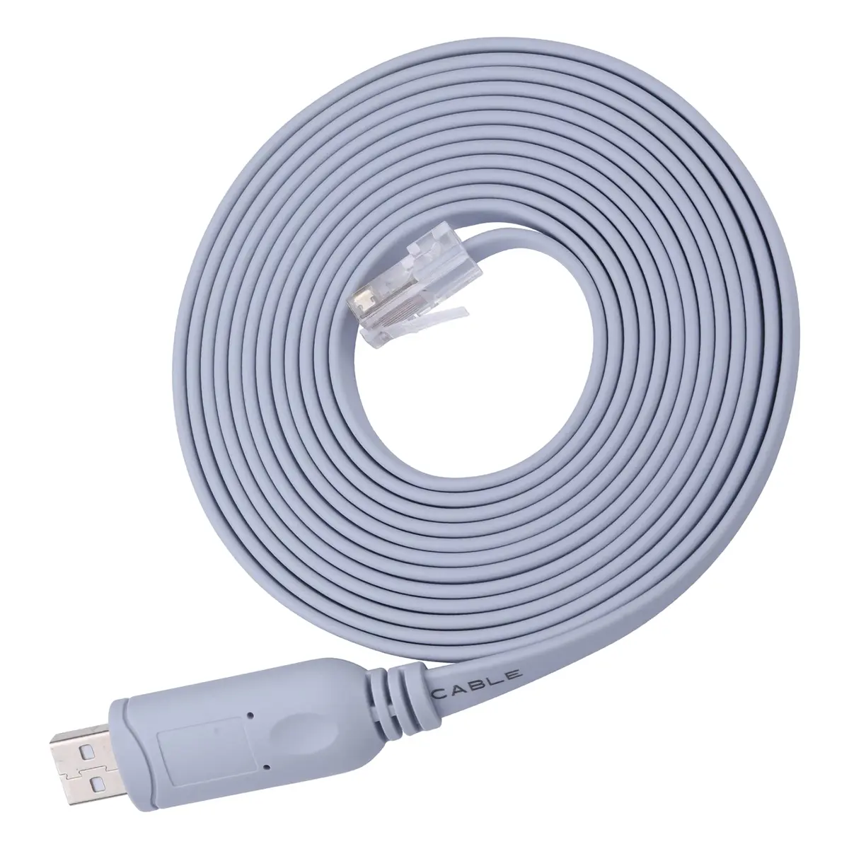 jeefull power Console Cable USB to RJ45 Serial Adapter 10FT | FTDI Chip for Cisco & More - main product image