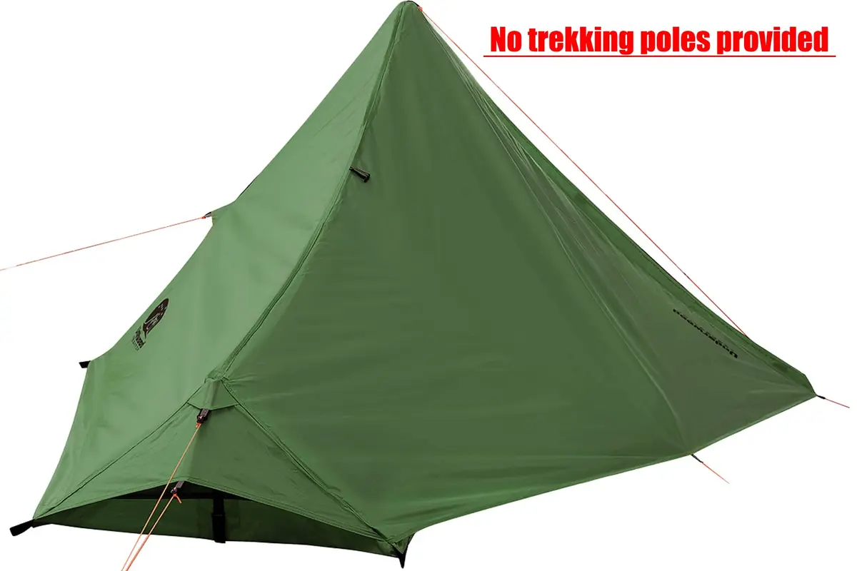 Underwood Aggregator 1 Person Trekking Pole Tent, Ultralight Backpacking Hiking Tent 2.27 kg (5 lb) | 3-Season Waterproof - view 3