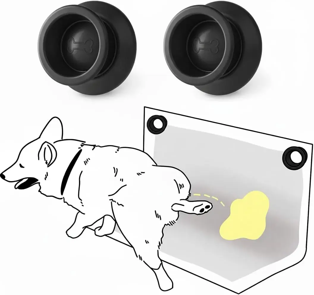 MYMOON HOME Black 2 Pack Magnetic Pee Pad Holder | Sticks to Any Flat Surface for Dog Potty Training - view 3
