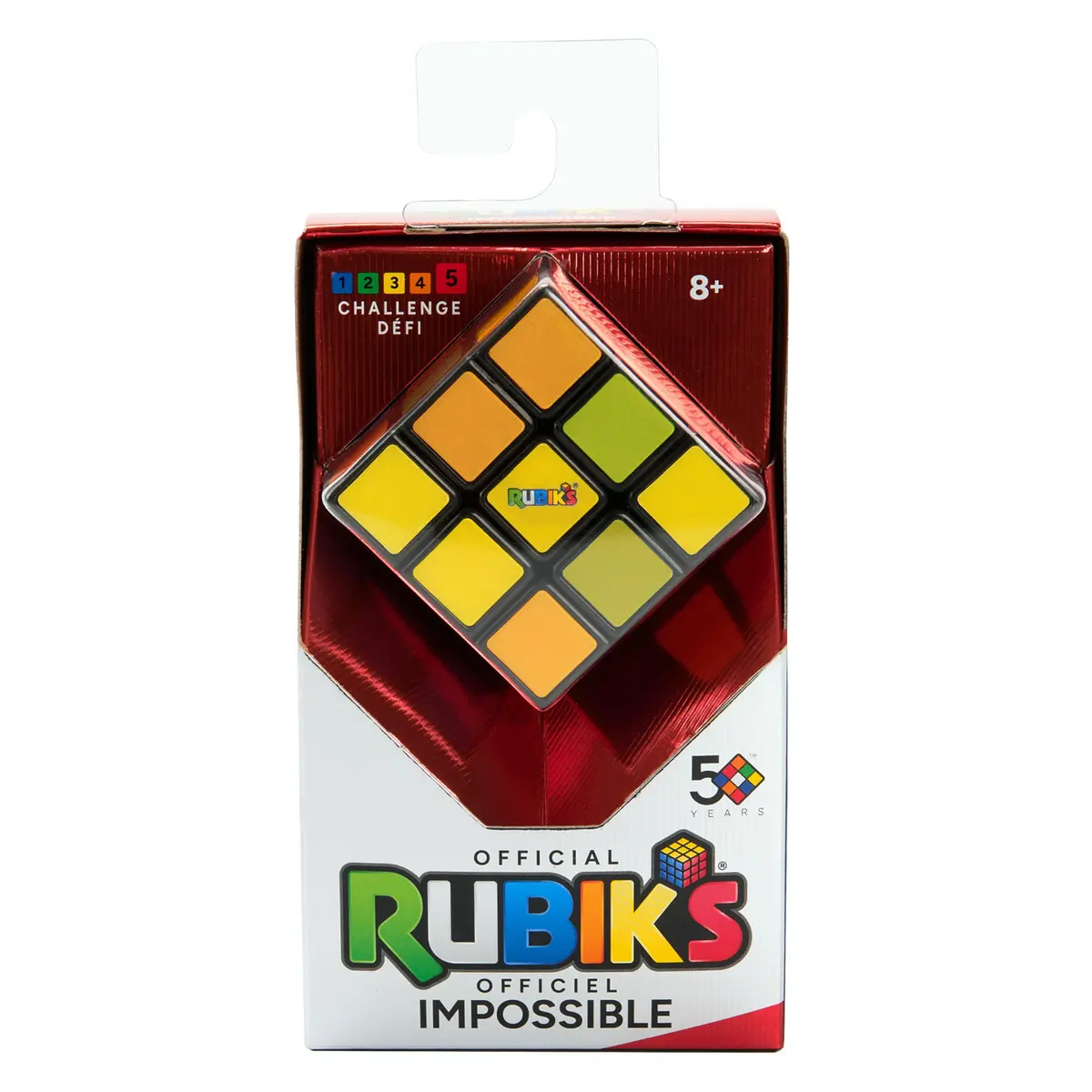 Rubik's - Rubik Cube 3X3 Impossible - Puzzle Game - 3x3 Rubik's Cube of Advanced Difficulty - 1 Color Changing Magic Cube to Challenge the Mind (8+) - view 2