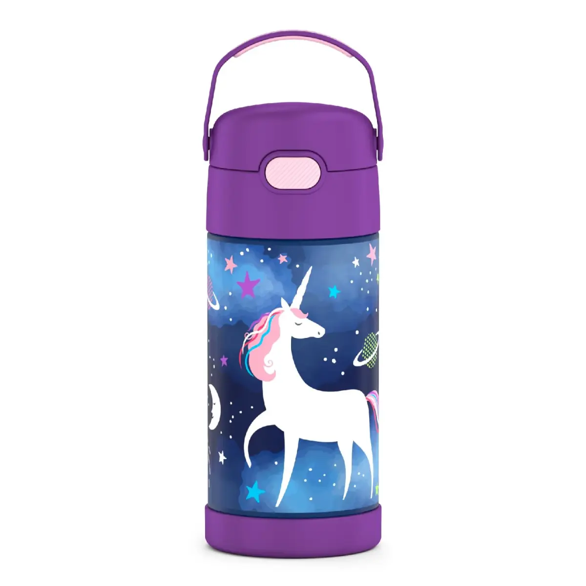THERMOS FUNTAINER Water Bottle with Straw, 12oz (355ml) | Keeps Drinks Cold Up to 12 Hours - main product image