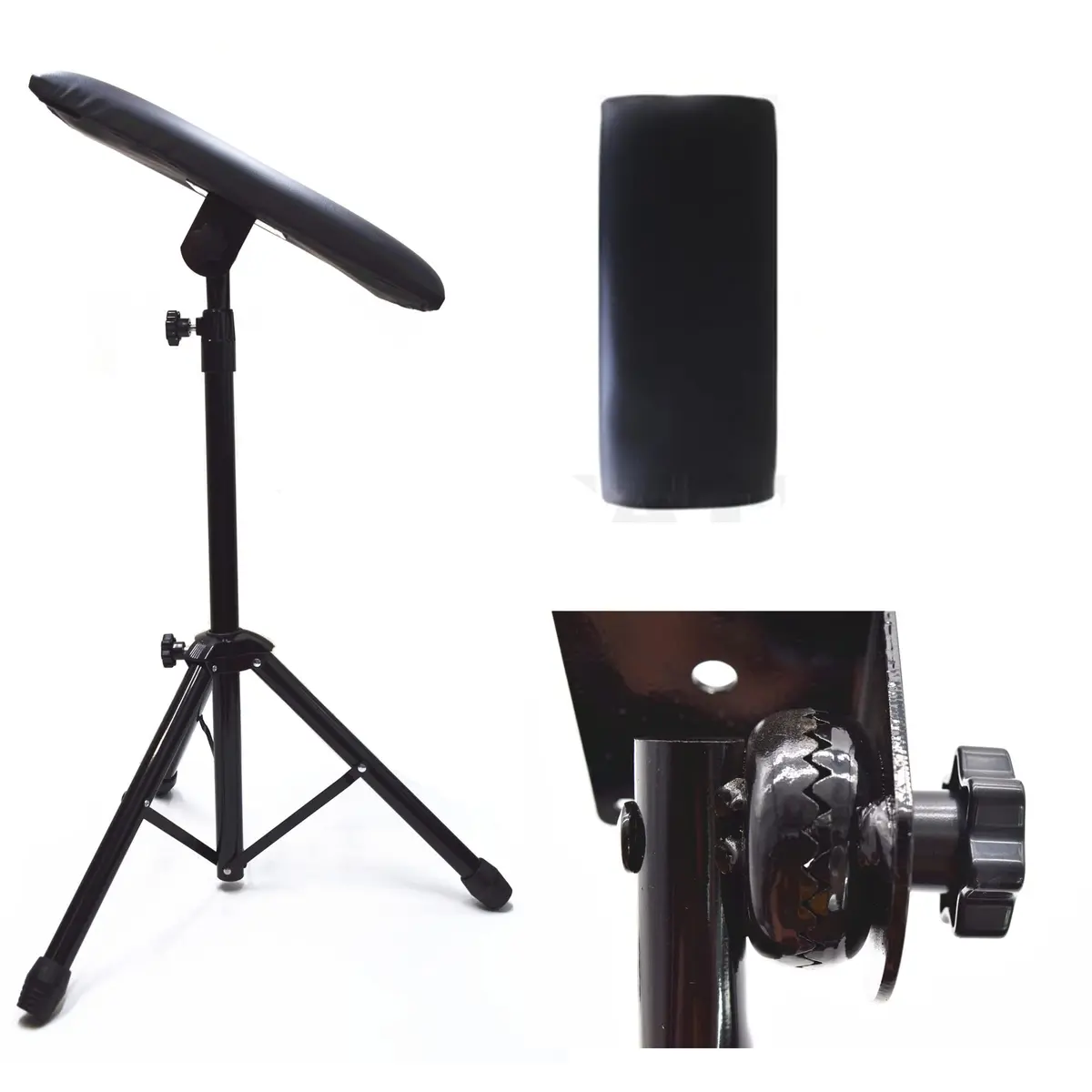Tatmax International Tattoo Armrest 71cm x 43cm (16" x 7") | Fully Adjustable 180° Tilt Tripod Stand - main product image