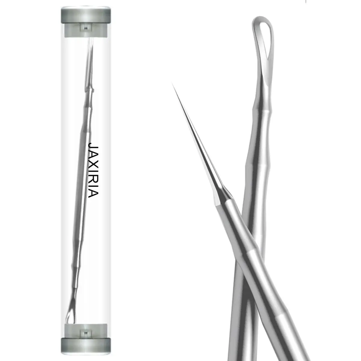jaxiria Skin Care Tool - Stainless Steel Blemish Remover for Face & Nose | 1 Count - main product image