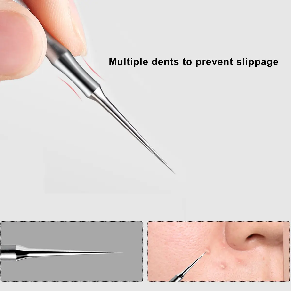 jaxiria Skin Care Tool - Stainless Steel Blemish Remover for Face & Nose | 1 Count - view 4