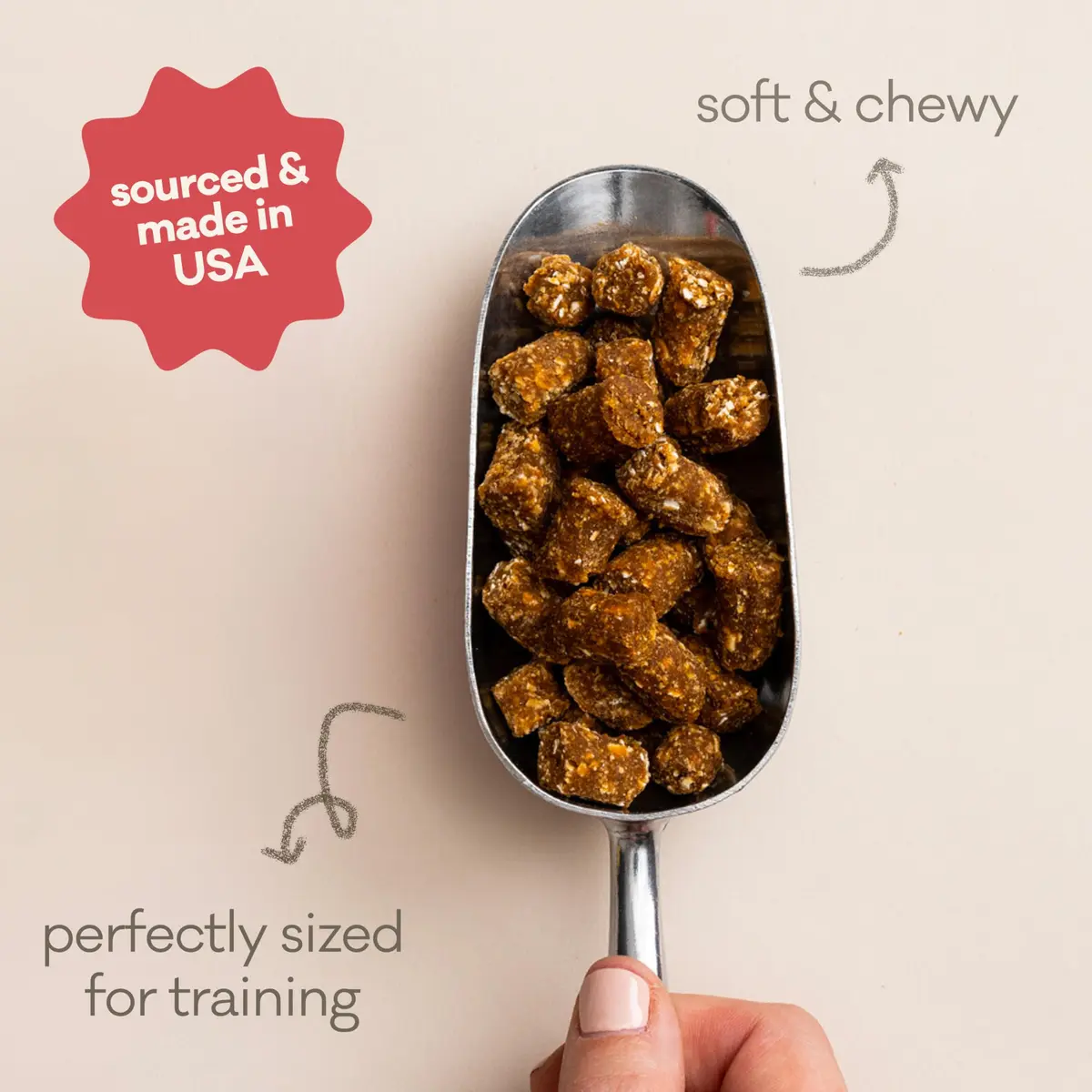 Polkadog Sweet Potato & Beef Wonder Nuggets | Soft & Chewy Dog Treats for All Breeds - view 3