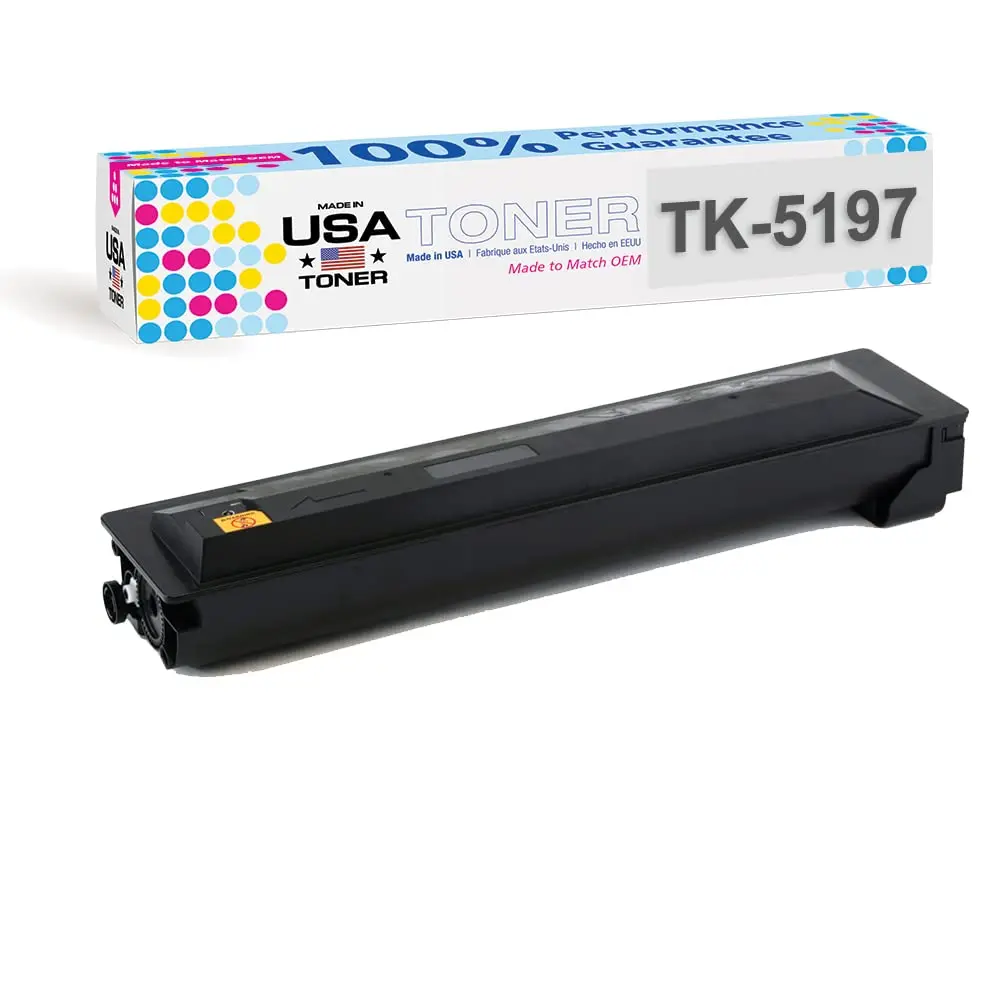 MADE IN USA TONER Compatible Replacement for Kyocera TK-5197K, TK-5199K | High Yield Black Toner Cartridge - main product image