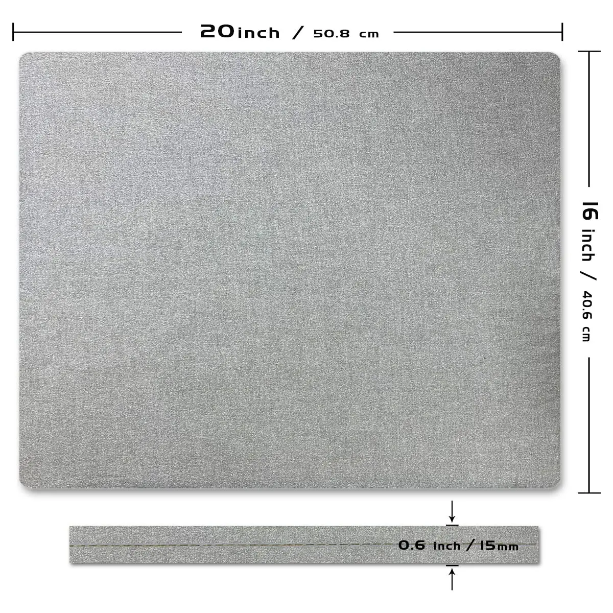 ReArt Heat Press Mat 16" x 20" | Both Sides Applicable for HTV & Iron On Projects - view 2
