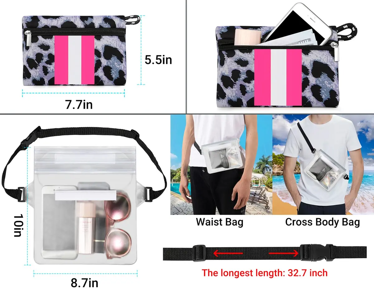 IBFUN Neoprene Tote Beach Bag for Women Teacher Nurse Laptop Work Tote | Large Capacity, Durable & Machine Washable - view 5