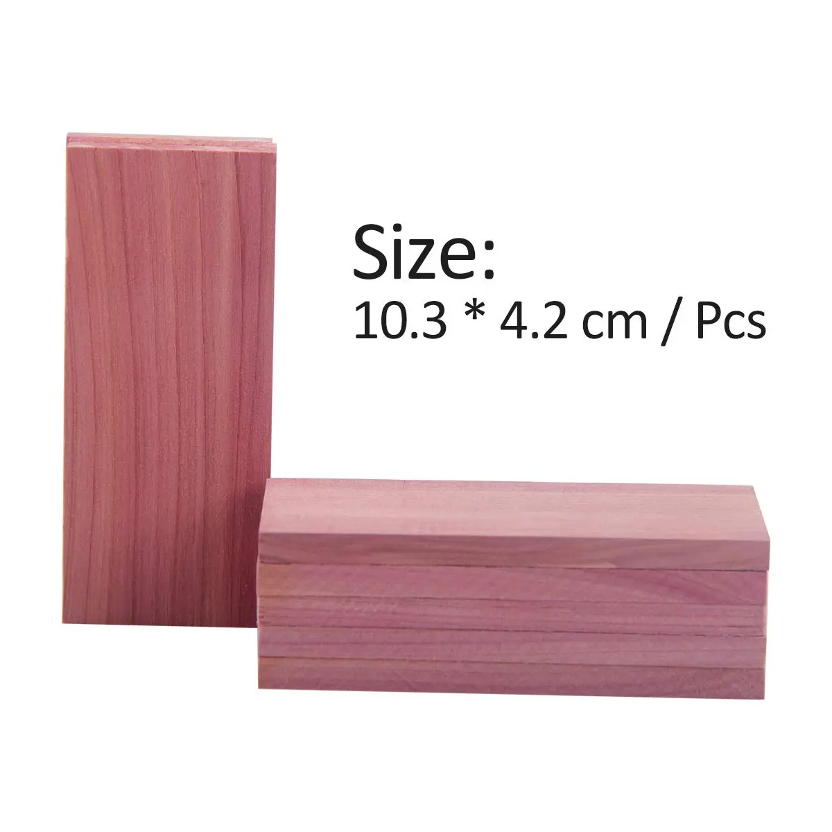 Cedar Space Cedar Blocks for Clothes Storage, 32 PCS Aromatic Red Cedar Wood Planks | Natural Moth Repellent for Closets & Drawers - view 5