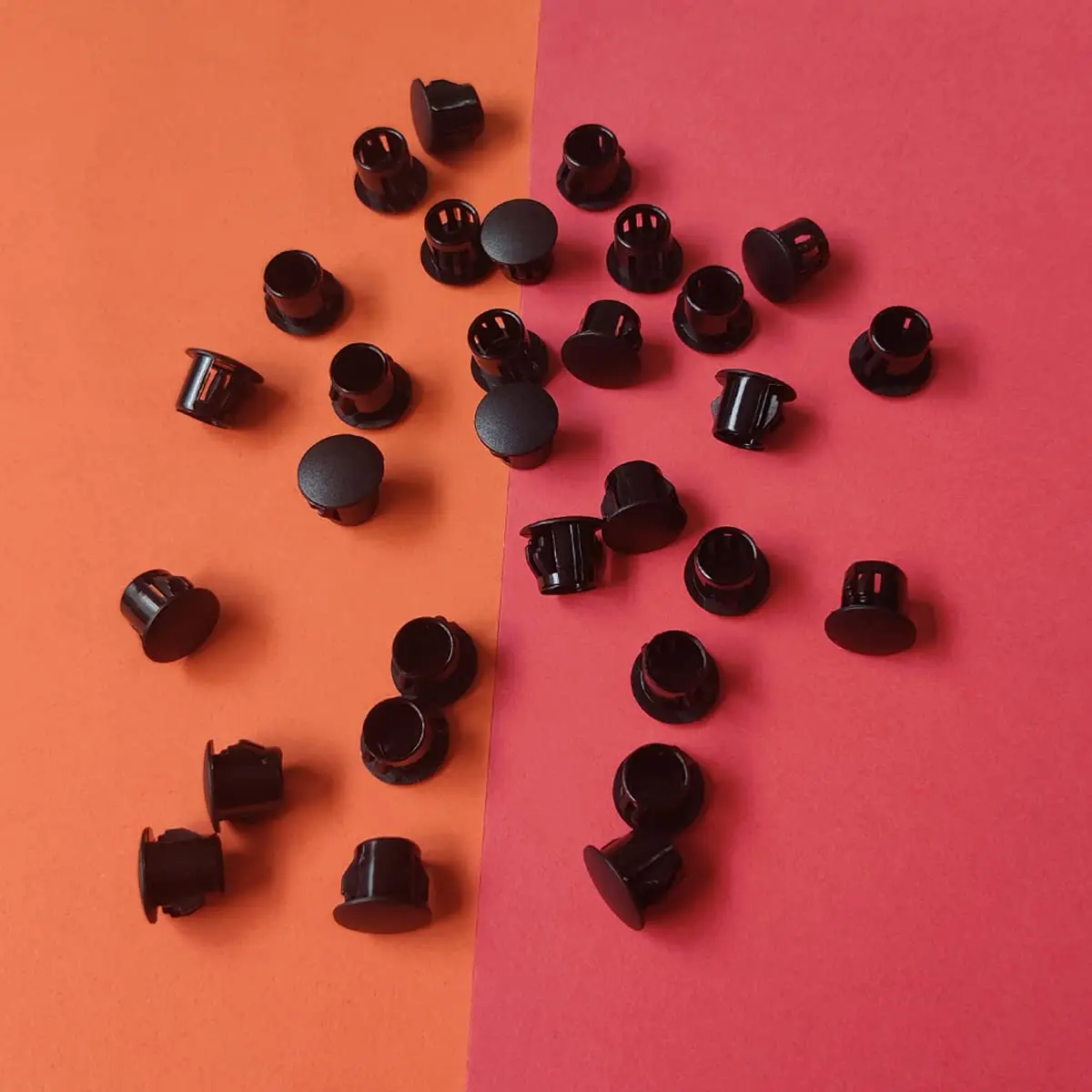 ZYYC Black Plastic Hole Plugs 10mm (3/8") | 30 Pcs Value Pack for Furniture & Cabinets - view 5