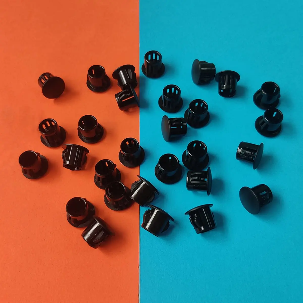ZYYC Black Plastic Hole Plugs 10mm (3/8") | 30 Pcs Value Pack for Furniture & Cabinets - view 6