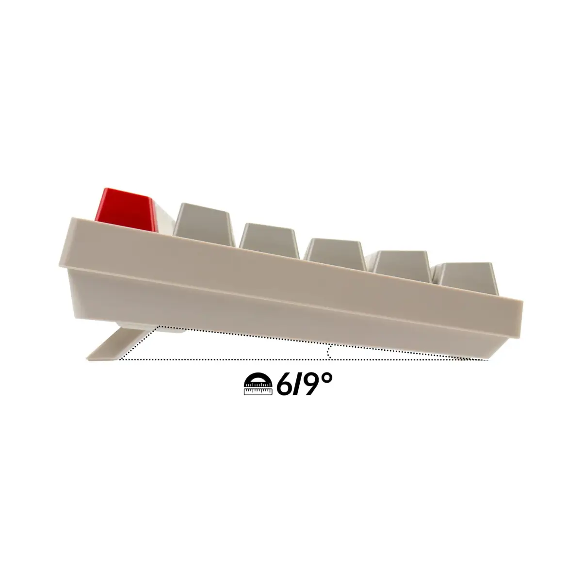 Keychron C2 Full Size Wired Mechanical Keyboard, Retro Color, Red Switch | 104 Keys, Mac & Windows Compatible - view 5