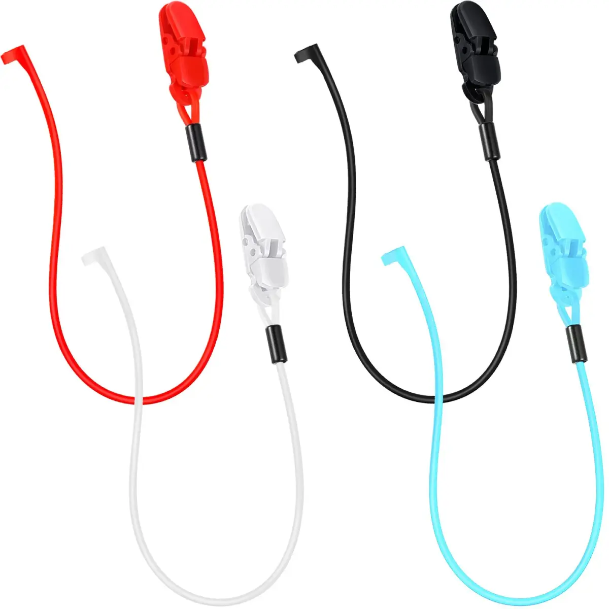 BBTO Hearing Aid Clips 4-Pack | 30.5cm (12 Inch) Adjustable Silicone Grip, Prevent Loss Secure Fit, Portable Protector Rope, Hearing Aid Accessories for Daily Work Exercise - main product image