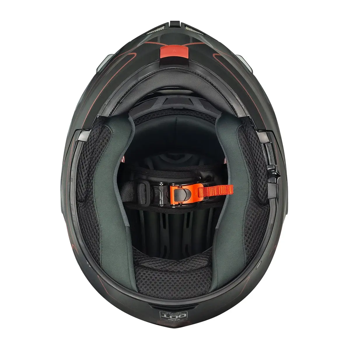 VCAN VX28 Full Face Motorcycle Helmet X-Large | DOT & ECE Approved, Coolmax Cheek Pad & OTG Ready - view 6