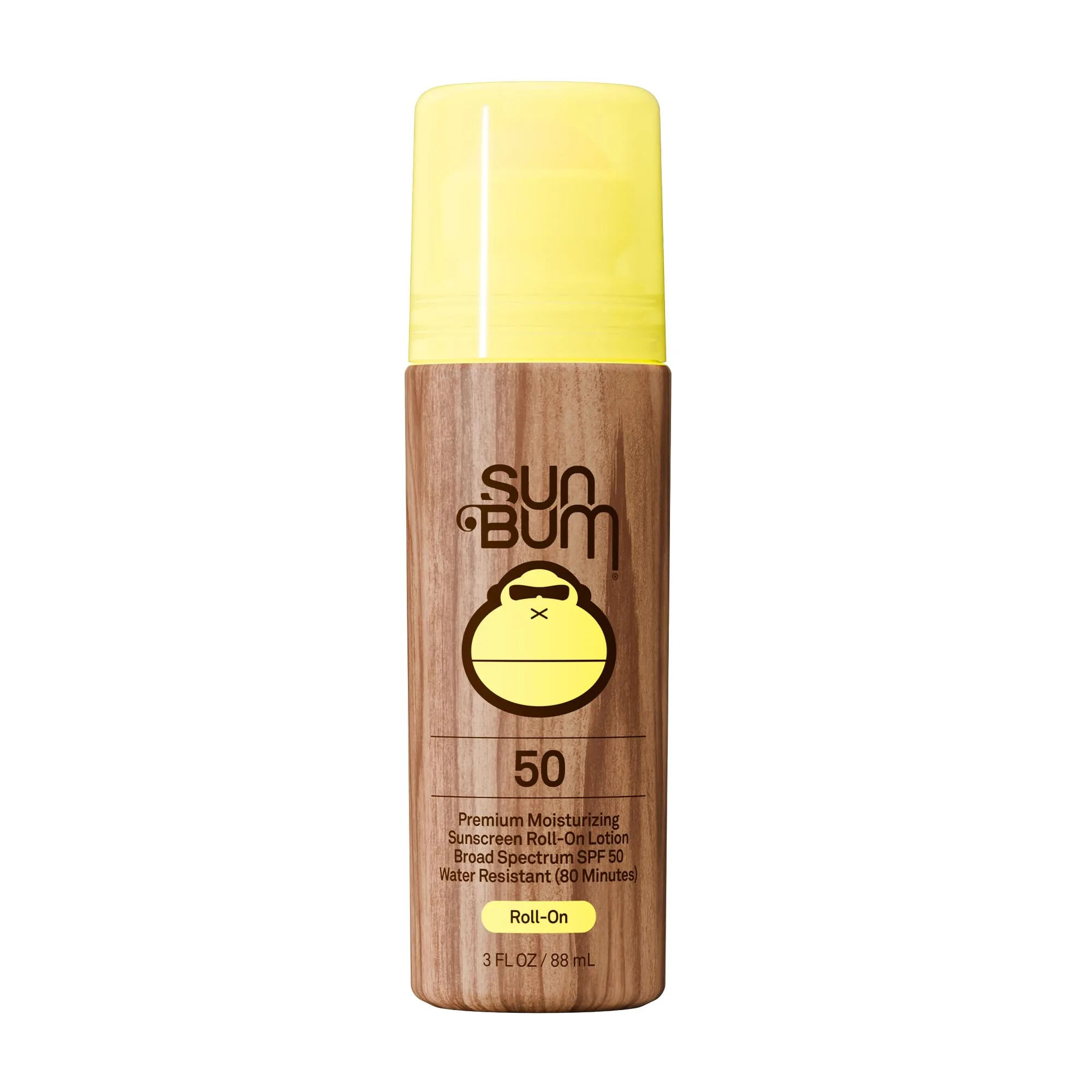 Sun Bum Original SPF 50 Roll-On Sunscreen 88 ml (3 oz) | Reef-Safe Moisturizing Sunscreen, Vitamin E Enriched, Hawaii Compliant - main product image