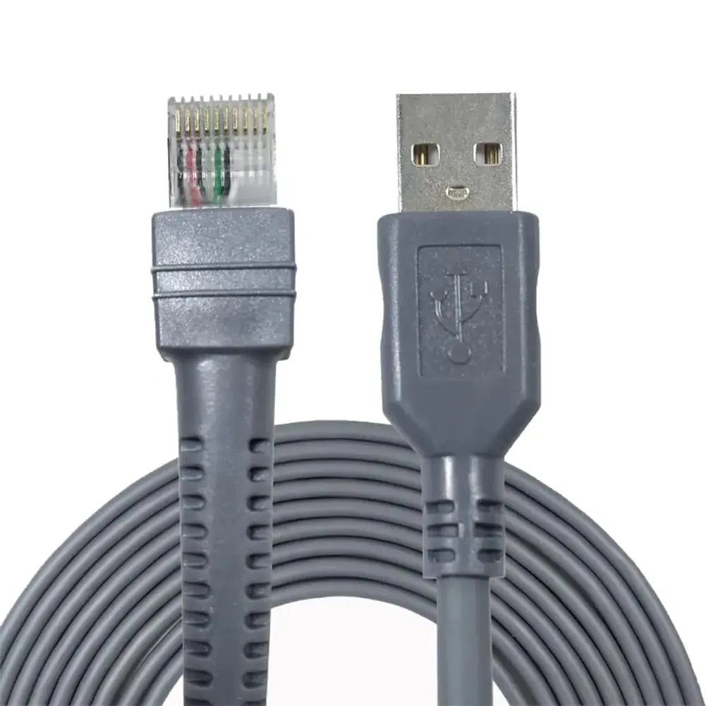 VOTTAN Barcode Scanner USB Cable LS2208/A LI2208 LS4278 STB4278 LI4278 USB to RJ45 2m (6.56ft) | Compatible with Symbol Zebra Scanners - view 2