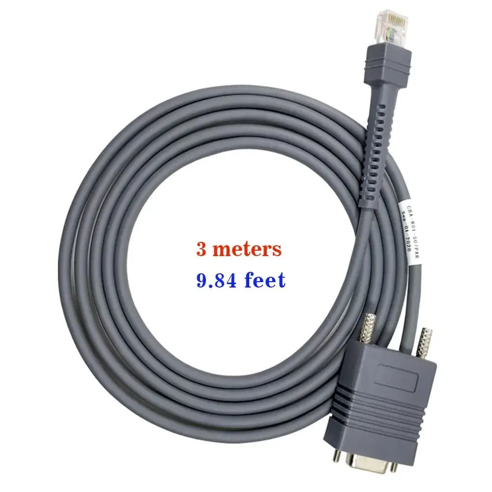 VOTTAN RS232 to RJ45 Serial Cable 3m (9.84ft) | Symbol Zebra Barcode Scanner Direct Connect - view 5