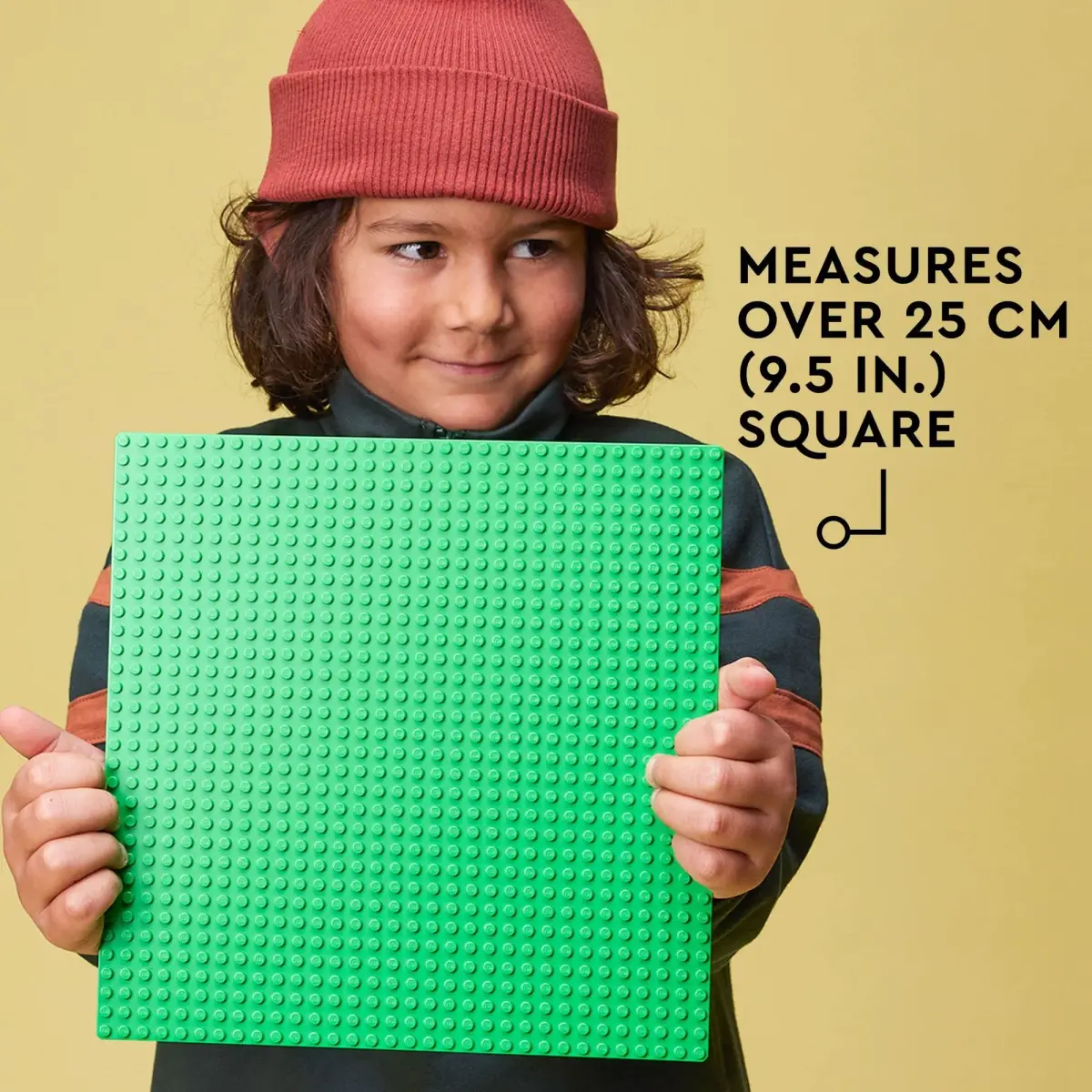 LEGO Classic Green Baseplate 32x32 Studs | ASTM-Tested Educational Toy for Kids 4+ - view 5