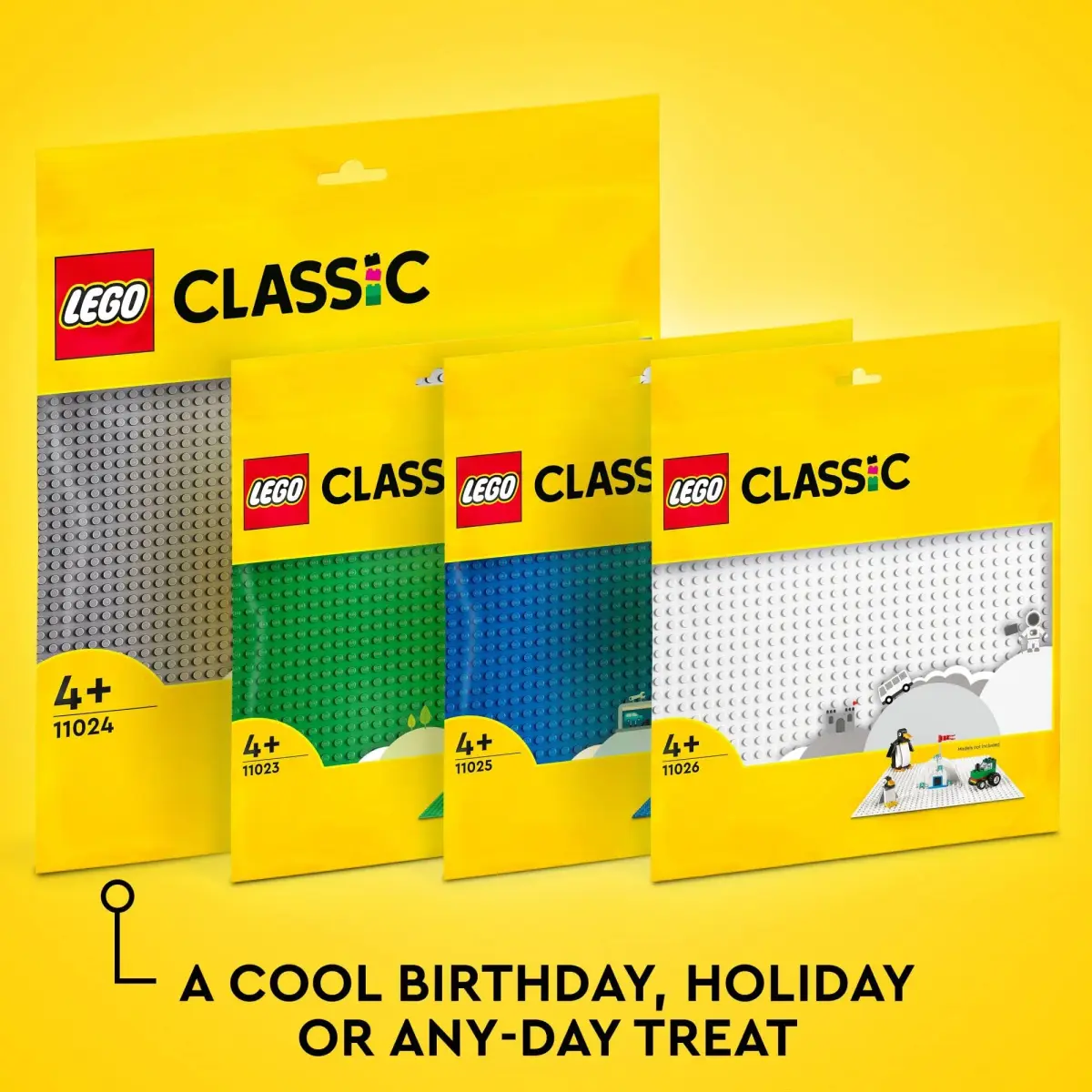 LEGO Classic Green Baseplate 32x32 Studs | ASTM-Tested Educational Toy for Kids 4+ - view 6