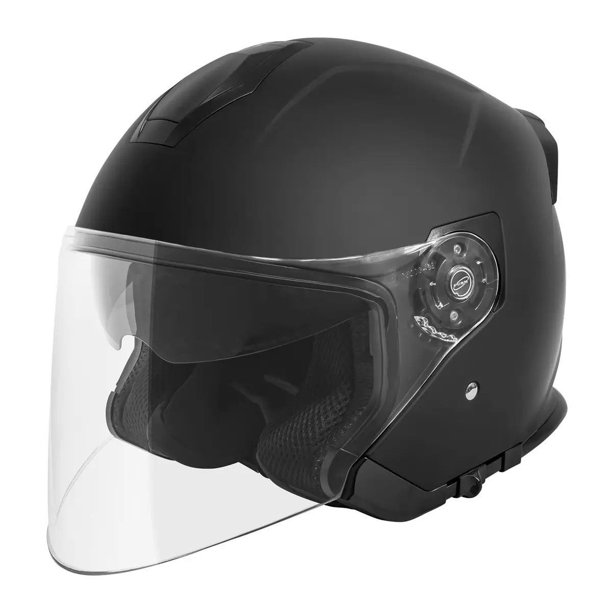 VCAN V88 3/4 Open Face Motorcycle Scooter Helmet | ECE & DOT Certified, Thermoplastic Shell, Sun Visor - main product image
