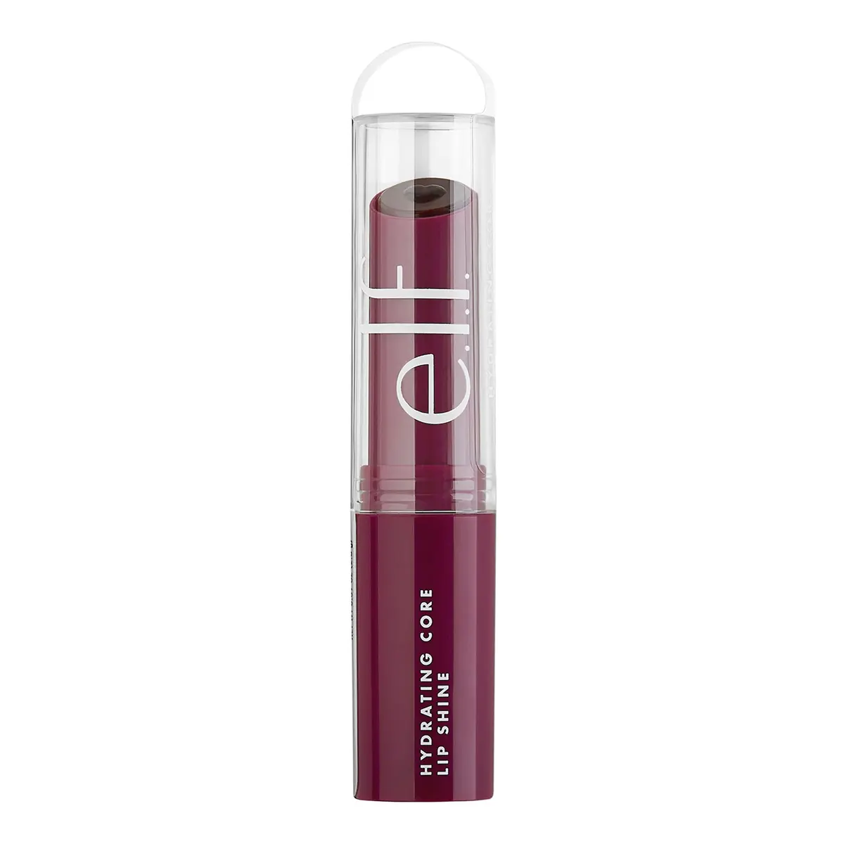 e.l.f. Hydrating Core Lip Shine Ecstatic Deep Berry 0.09 oz (2.55 g) | Tinted Lip Balm with Vitamin E - view 3